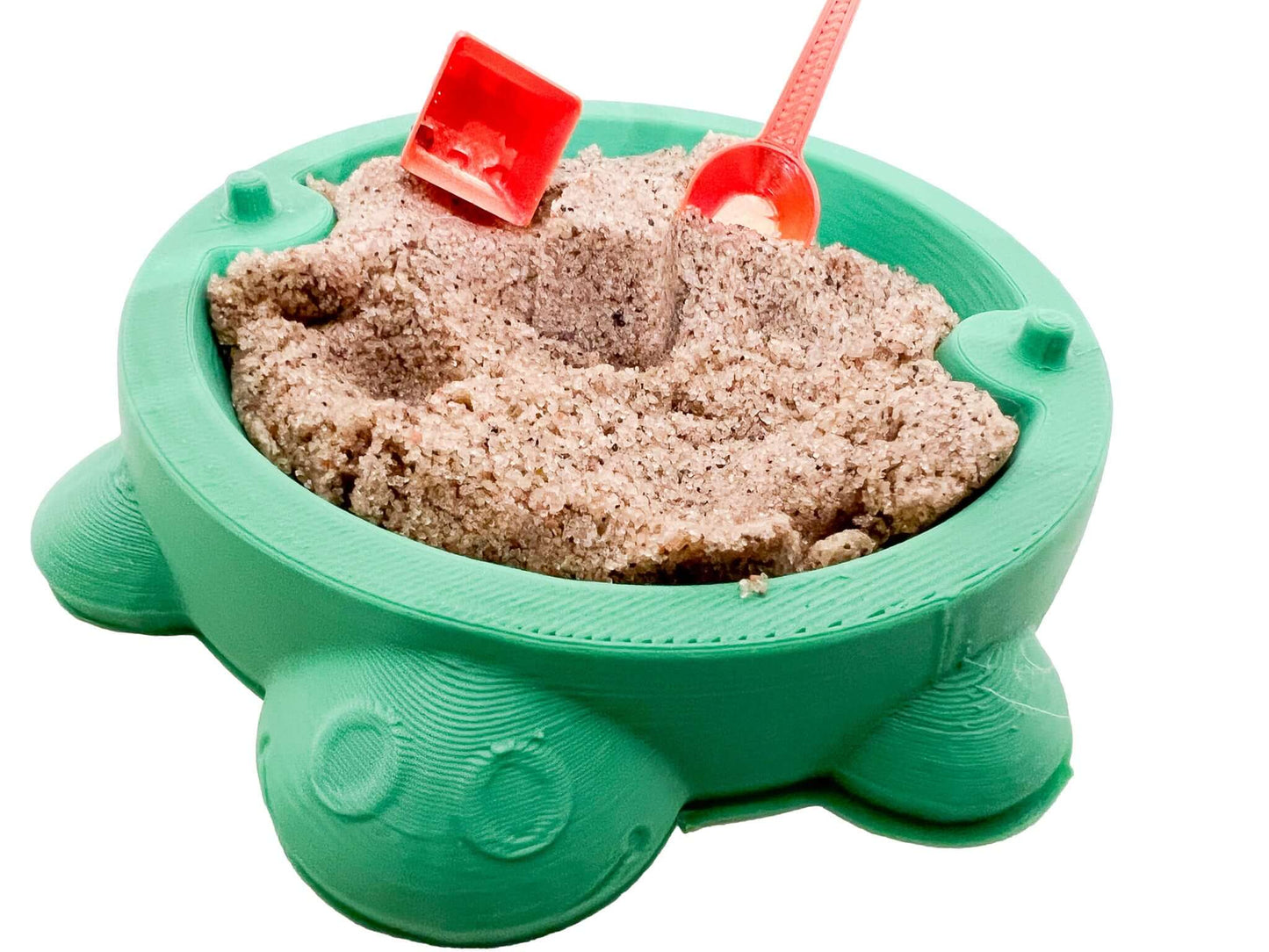 3D Printed Desktop Sandbox - MiniTurtle Sandbox Replica | Aluminum Unicorn