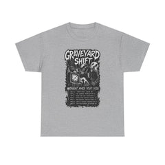 Graveyard Shift Tour Tee - Unisex Heavy Cotton