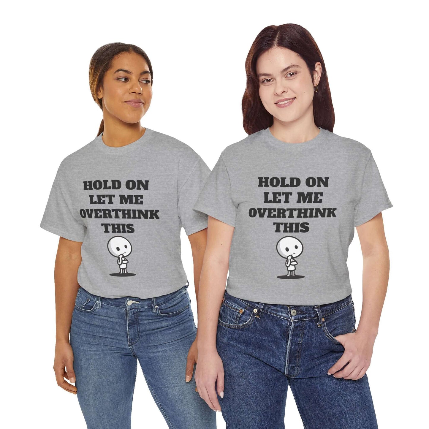 Hold On Let Me Overthink This T-Shirt – Funny Overthinking Cartoon Design Tee