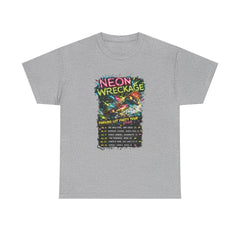 Neon Wreckage Tour Tee - Unisex Heavy Cotton