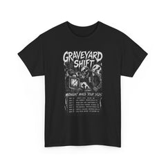 Graveyard Shift Tour Tee - Unisex Heavy Cotton