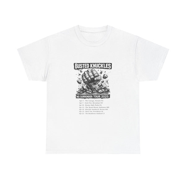 Busted Knuckles Tour Tee - Unisex Heavy Cotton