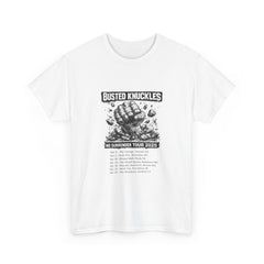 Busted Knuckles Tour Tee - Unisex Heavy Cotton