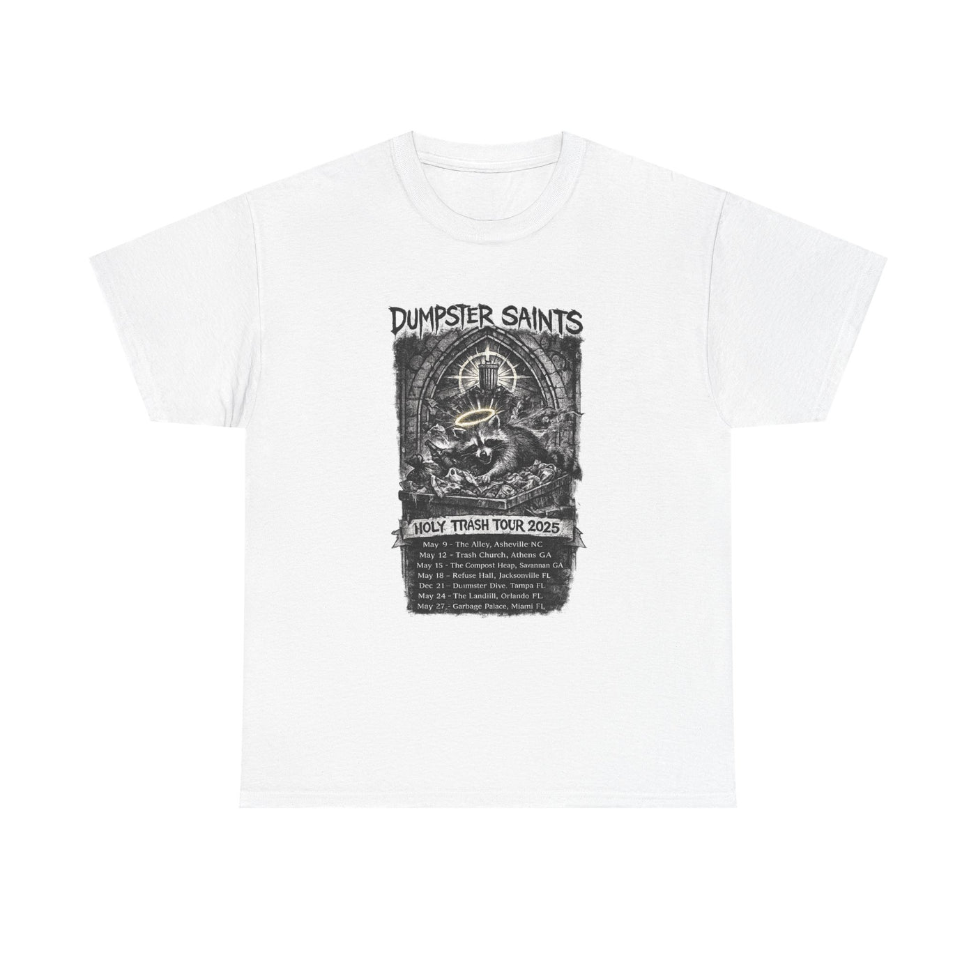 Dumpster Saints Tour Tee - Unisex Heavy Cotton
